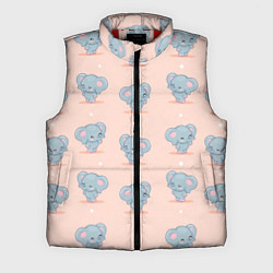 Мужской жилет Слоники