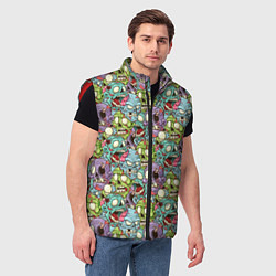 Мужской жилет Зомби, цвет: 3D-красный — фото 2