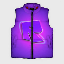 Мужской жилет ROBLOX NEON LOGO РОБЛОКС, цвет: 3D-красный