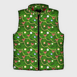Мужской жилет Новогодняя Ёлка с Игрушками
