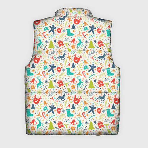 Мужской жилет Символика Нового Года / 3D-Красный – фото 2