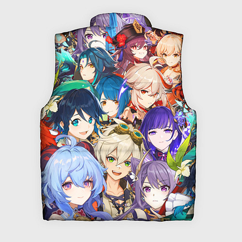 Мужской жилет Genshin Impact - персонажи / 3D-Черный – фото 2