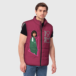 Мужской жилет Игрок Сэ Бёк, цвет: 3D-светло-серый — фото 2