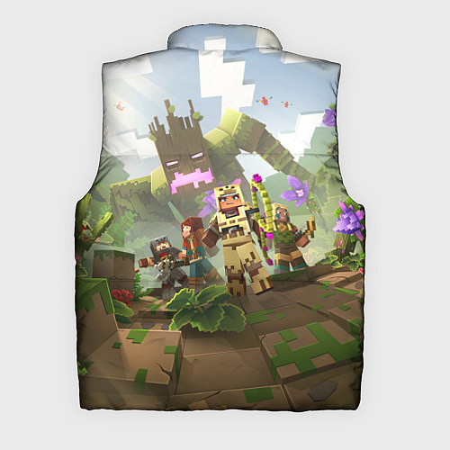 Мужской жилет МАЙНКРАФТ ГЕРОИ ПРОТИВ ЗЛА / 3D-Черный – фото 2