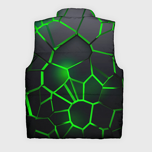 Мужской жилет 3D плиты с подсветкой Шкода / 3D-Черный – фото 2