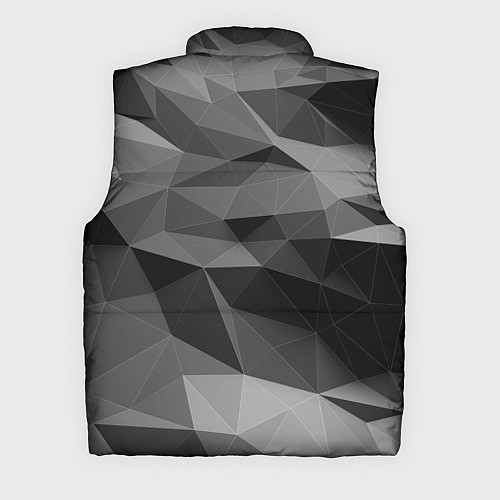 Мужской жилет Чб абстракция / 3D-Черный – фото 2