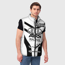 Мужской жилет Audi Quattro, цвет: 3D-черный — фото 2
