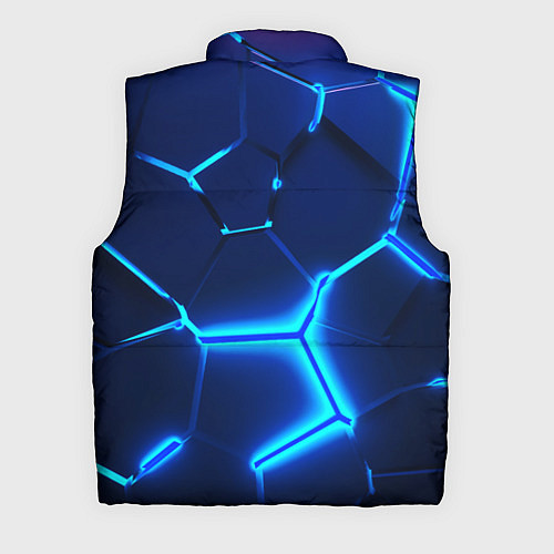 Мужской жилет BMW LOGO 3Д ПЛИТЫ ГЕОМЕТРИЯ / 3D-Черный – фото 2