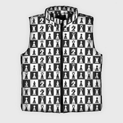 Мужской жилет Шахматы Шахматные Фигуры, цвет: 3D-черный