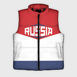 Мужской жилет Russia, цвет: 3D-черный