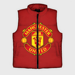 Мужской жилет Manchester United F C, цвет: 3D-красный