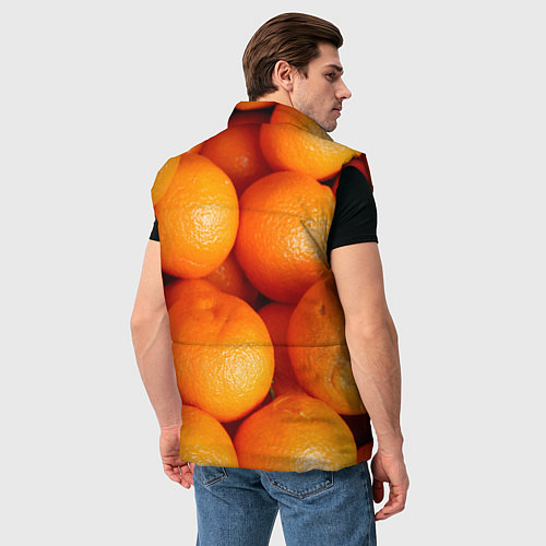 Мужской жилет Мандаринчик чик / 3D-Красный – фото 4