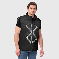 Мужской жилет BERSERK LOGO GRUNGE, цвет: 3D-светло-серый — фото 2