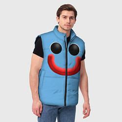 Мужской жилет Huggy Waggy smile, цвет: 3D-черный — фото 2