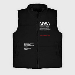 Мужской жилет NASA BLACK UNIFORM SPACE НАСА ЧЁРНАЯ ФОРМА, цвет: 3D-черный