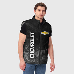 Мужской жилет Chevrolet, gray, цвет: 3D-светло-серый — фото 2
