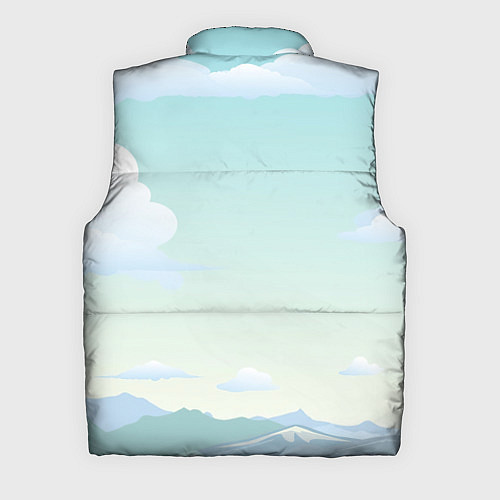 Мужской жилет Чистая природа / 3D-Светло-серый – фото 2