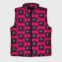 Мужской жилет Игра в кальмара: Охранники, цвет: 3D-светло-серый