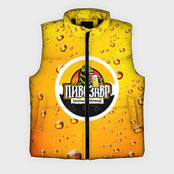 Мужской жилет Пивозавр 3d hd, цвет: 3D-черный