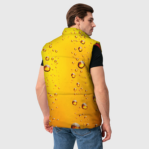 Мужской жилет Пивозавр 3d hd / 3D-Красный – фото 4
