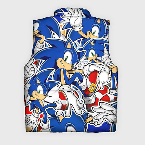 Мужской жилет SONIC ПАТТЕРН СОНИК / 3D-Черный – фото 2