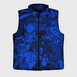 Мужской жилет SONIC BLUE PATTERN СИНИЙ ЁЖ