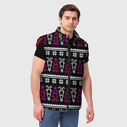 Мужской жилет Праздник кальмара, цвет: 3D-красный — фото 2