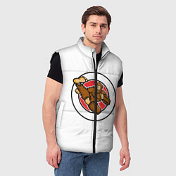 Мужской жилет Тхэквондо Кинг Конг - Обезьяна Занимается Боевыми, цвет: 3D-черный — фото 2