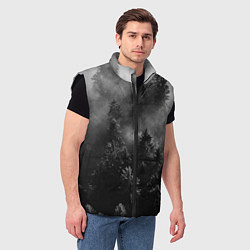 Мужской жилет МРАЧНЫЙ ЛЕС FOREST, цвет: 3D-черный — фото 2