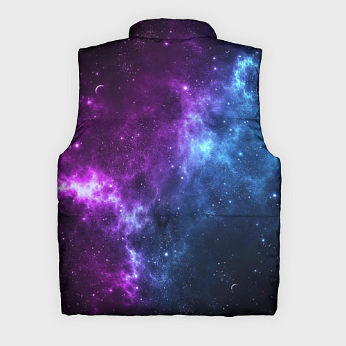 Мужской жилет NEON GALAXY НЕОНОВЫЙ КОСМОС / 3D-Черный – фото 2