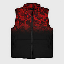 Мужской жилет BLACK RED CAMO RED MILLITARY
