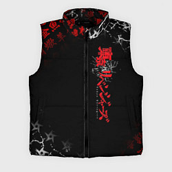 Мужской жилет TOKYO REVENGERS RED STYLE TEAM, цвет: 3D-красный