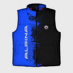 Мужской жилет Alpina Blue and Black, цвет: 3D-красный