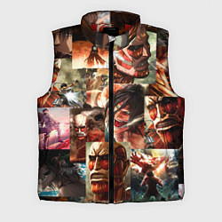 Мужской жилет Атака Титанов Shingeki no Kyojin, цвет: 3D-красный