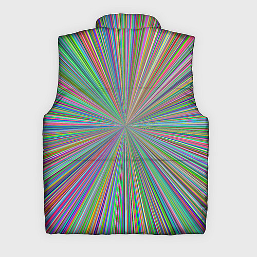 Мужской жилет Тигр в розовых очках / 3D-Светло-серый – фото 2