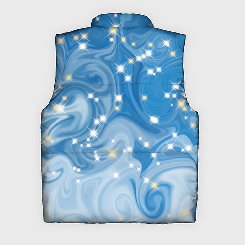 Мужской жилет Голубая метелица / 3D-Черный – фото 2