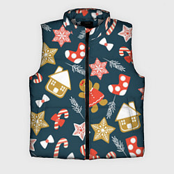 Мужской жилет Merry Christmas!!!, цвет: 3D-светло-серый