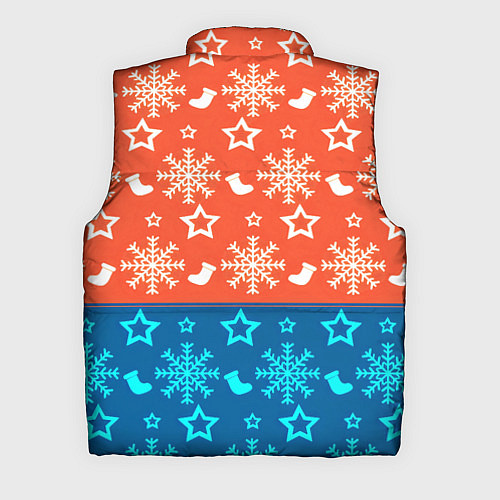 Мужской жилет Новогодний узор / 3D-Черный – фото 2