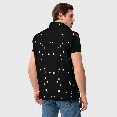 Мужской жилет Новый год 2022 символ года / 3D-Красный – фото 4