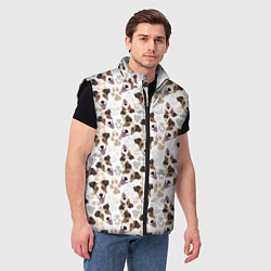 Мужской жилет Джек Рассел Терьер, цвет: 3D-черный — фото 2