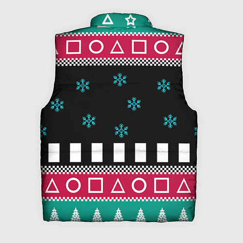 Мужской жилет Свитер Кальмара / 3D-Светло-серый – фото 2