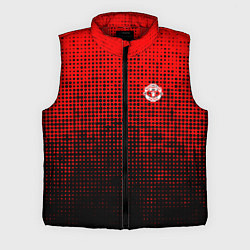 Мужской жилет MU red-black