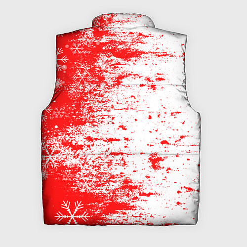 Мужской жилет Among Us Новогодний 2022 / 3D-Красный – фото 2