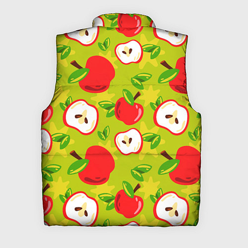 Мужской жилет Яблочки паттерн / 3D-Светло-серый – фото 2