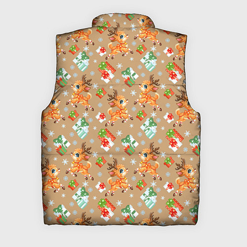 Мужской жилет Новый год символ 2022 надпись / 3D-Красный – фото 2