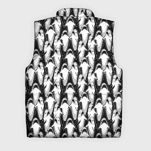Мужской жилет Хищные Рыбы / 3D-Красный – фото 2
