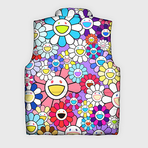 Мужской жилет Цветы Takashi Murakami / 3D-Черный – фото 2
