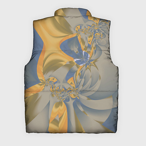 Мужской жилет Орхидеи Небо и песок Абстракция 403-1 / 3D-Светло-серый – фото 2
