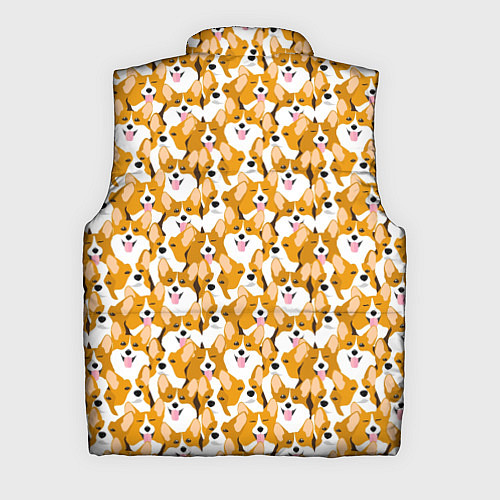 Мужской жилет Собаки Корги / 3D-Черный – фото 2