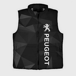 Мужской жилет Peugeot, Пежо геометрия, цвет: 3D-светло-серый